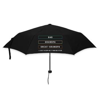 Opa Enkel Enkelkind Opi Großvater - Regenschirm (klein) - Schwarz - Vorne