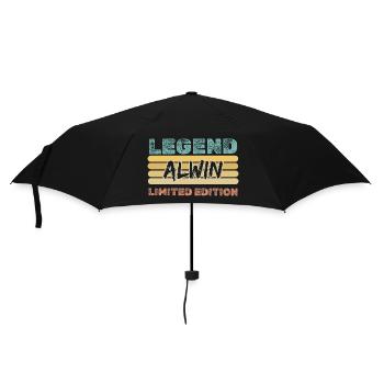 Gift for Alwin - Umbrella (small) - black - Front