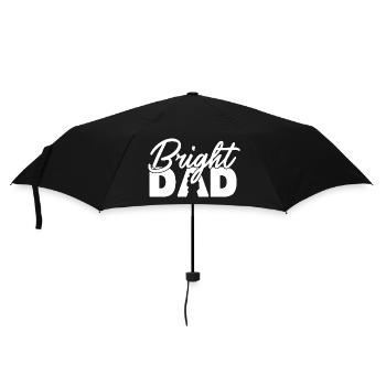 Papa Brillant Papa Drôle Cadeau de jeux de mots de la fête - Parapluie standard - noir - Devant