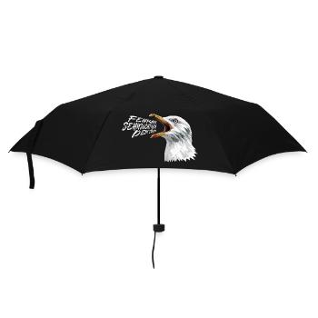 FEHMARN SEHNSUCHT NACH DEM MEER Lustiges - Regenschirm (klein) - Schwarz - Vorne