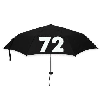 72 - Regenschirm (klein) - Schwarz - Vorne