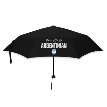 Fière d’être argentine, fabriquée en Argentine - Parapluie standard - noir - Devant