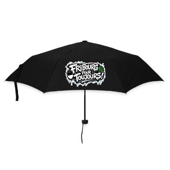 Fribourg pour toujours - Regenschirm (klein) - Schwarz - Vorne