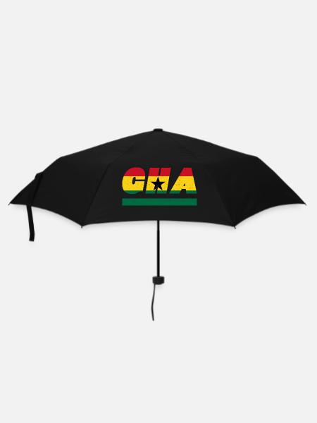 Ghana drapeau drapeau GHA - Parapluie standard - noir