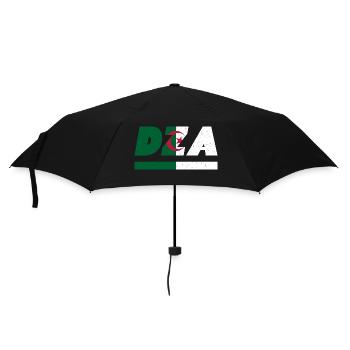 Drapeau de l’Algérie Drapeau DZA - Parapluie standard - noir - Devant