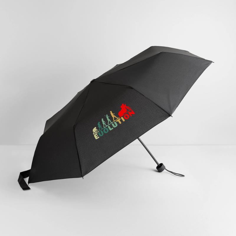 Speedway Motorcycle Racer Evolution Retro Umbrella (small)