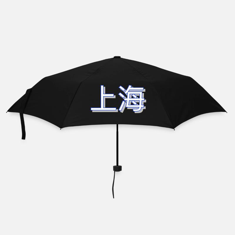 Shanghai - Regenschirm (klein) - Schwarz