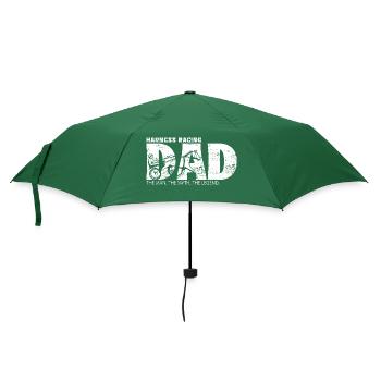 Trotting Racing Trotting Dad - Umbrella (small) - bottlegreen - Front