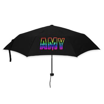 amy rs rainbow - Umbrella (small) - black - Front