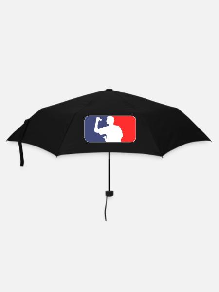 Dart Man - Regenschirm (klein) - Schwarz