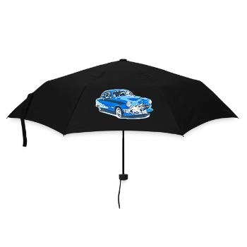Auto - Regenschirm (klein) - Schwarz - Vorne