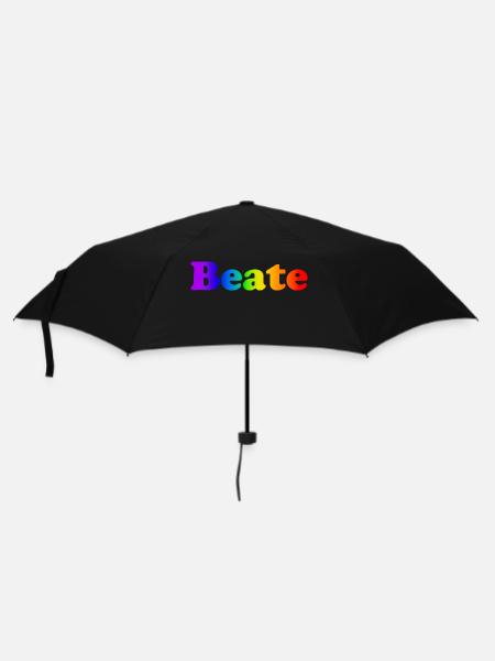 Beate - Regenschirm (klein) - Schwarz