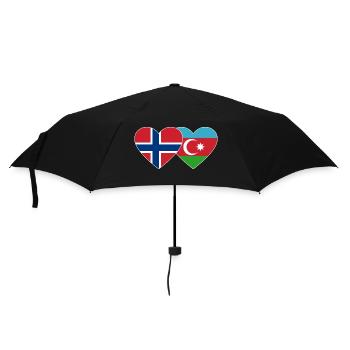 Norvège Drapeau azerbaïdjanais - Parapluie standard - noir - Devant