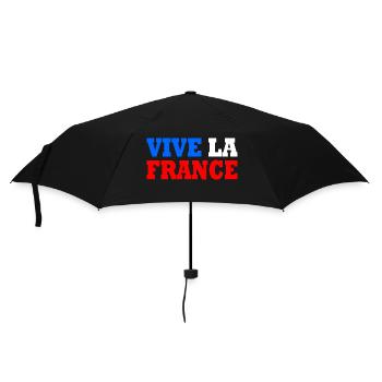Vive la france - Umbrella (small) - black - Front