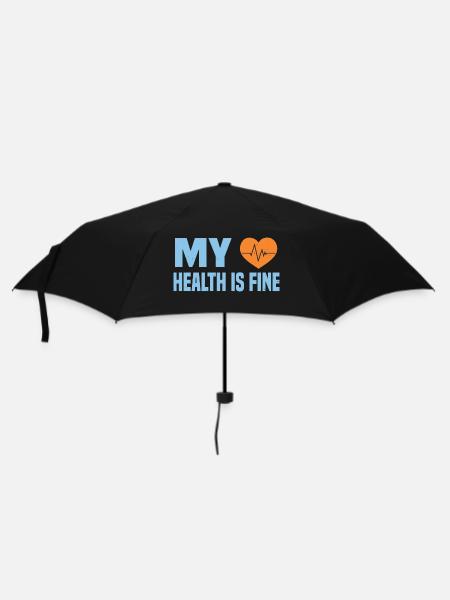 MA SANTÉ VA BIEN - Parapluie standard - noir