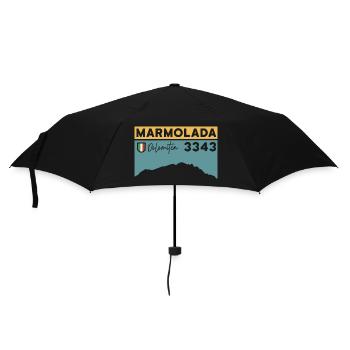Marmolada Marmolada Dolomites Punta Penia Hiking - Umbrella (small) - black - Front