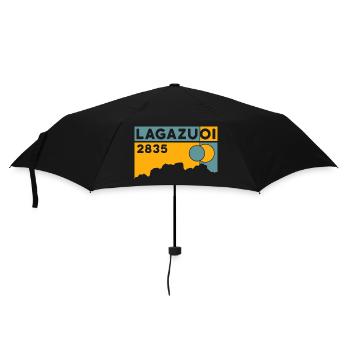 Monte Lagazuoi Dolomiten Tout Andenken Souvenir - Regenschirm (klein) - Schwarz - Vorne
