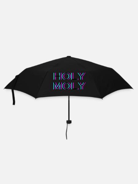 Holy Moly - Regenschirm (klein) - Schwarz