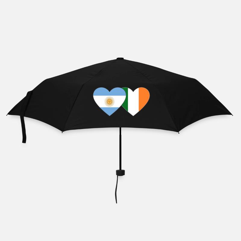 Drapeau de l’Argentine Irlande - Parapluie standard - noir