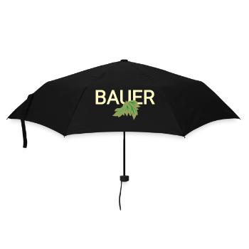 Bauer - Regenschirm (klein) - Schwarz - Vorne