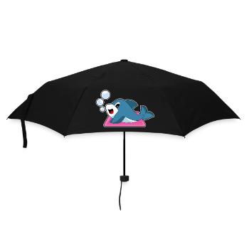 Dolphin Yoga Fitness Gymnastique - Parapluie standard - noir - Devant