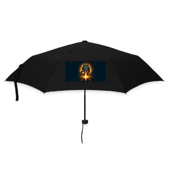 Flamme du dragon - Parapluie standard - noir - Devant