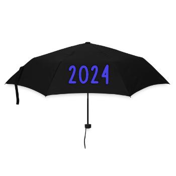 2024. BONNE ANNEE. SAINT SYLVESTRE. NOUVELLE ANNÉE - Parapluie standard - noir - Devant