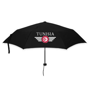 Ich liebe Tunesien, Eleganz Stil Design T-Shirt - Regenschirm (klein) - Schwarz - Vorne