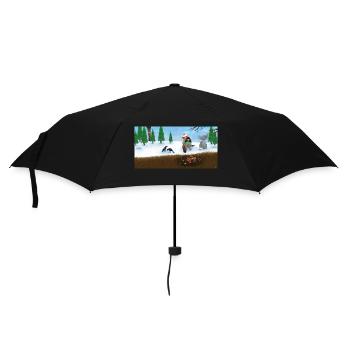 La fille du petit voleur - Parapluie standard - noir - Devant