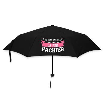 Je suis une fée (blanc) - Parapluie standard - noir - Devant