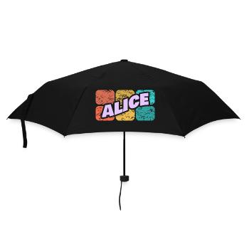 Gift for Alice - Umbrella (small) - black - Front