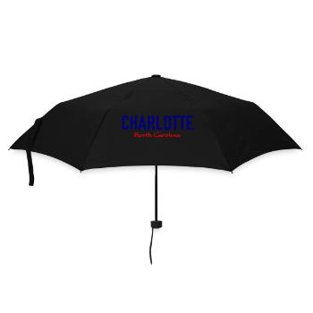 Charlotte - North Carolina - United States of Amer - Umbrella (small) - black - Front