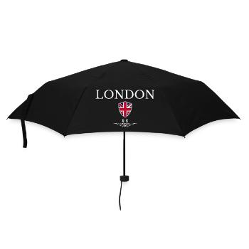 London UK, minimalist sleek design - Umbrella (small) - black - Front