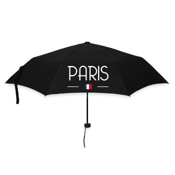 Paris - Regenschirm (klein) - Schwarz - Vorne