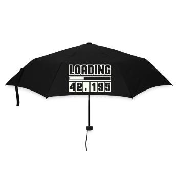Chargement 42 195 Marathon - Parapluie standard - noir - Devant