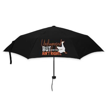 Undiagnosed But Something Ain't Right Gans Ente - Regenschirm (klein) - Schwarz - Vorne