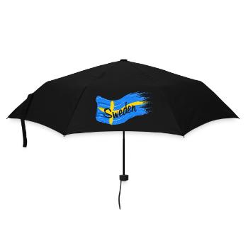 Drapeau suédois - Parapluie standard - noir - Devant