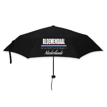Bloemendaal - Regenschirm (klein) - Schwarz - Vorne
