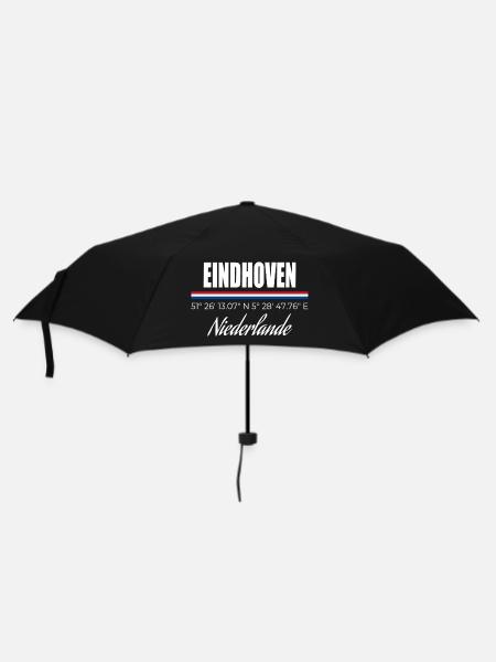 Eindhoven - Regenschirm (klein) - Schwarz