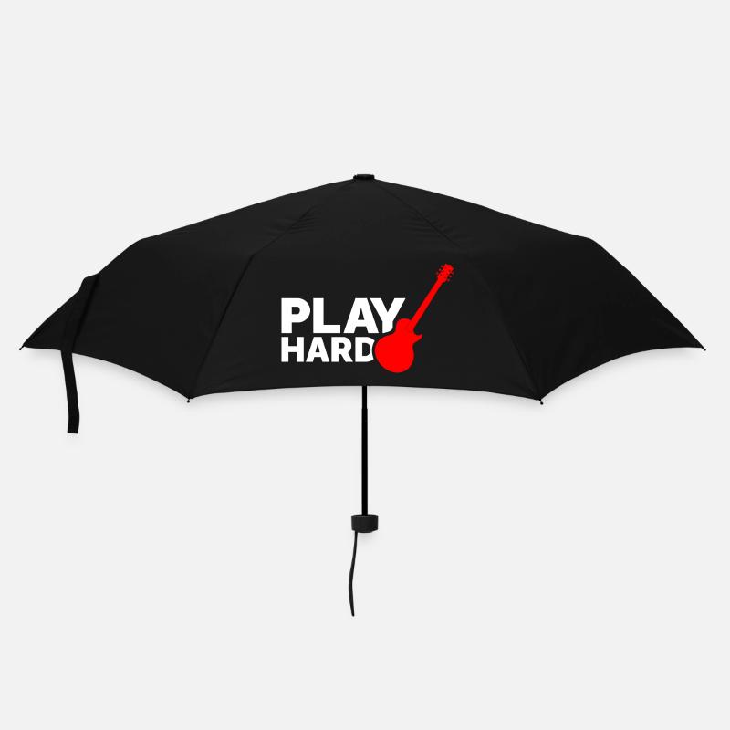 Jouez dur - Parapluie standard - noir