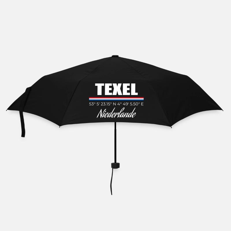 Texel - Regenschirm (klein) - Schwarz