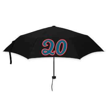 20. 20th ANNIVERSARY. 20 YEARS ANNIVERSARY. 20 YEARS. - Umbrella (small) - black - Front