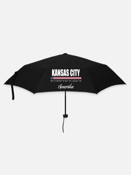 Kansas City - Umbrella (small) - black