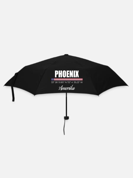 Phoenix - Regenschirm (klein) - Schwarz