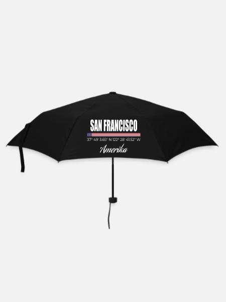 San Francisco - Umbrella (small) - black