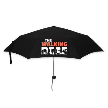 The Walking Deaf Funny Hearing Impairment Art - Umbrella (small) - black - Front