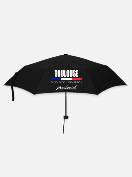 Toulouse - Regenschirm (klein) - Schwarz