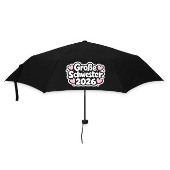 Big sister no longer an only child in 2026 - Umbrella (small) - black - Front