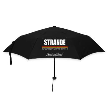 Strande - Regenschirm (klein) - Schwarz - Vorne