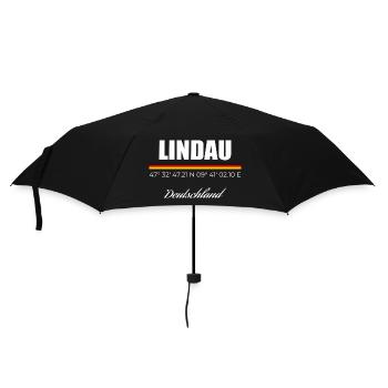 Lindau - Regenschirm (klein) - Schwarz - Vorne